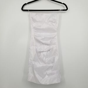 Nookie White Strapless Mini Dress